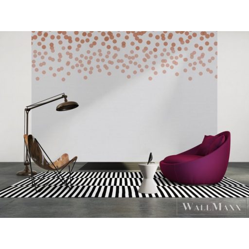 AS CREATION DesignWalls 2 DD123613 bordó pöttyös grafikus digitális panel