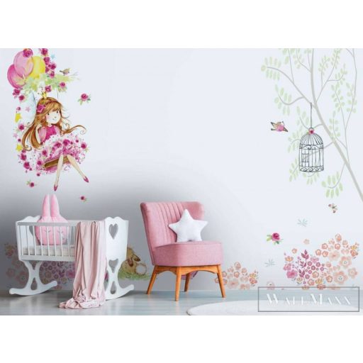 AS CREATION DesignWalls 2 DD123619 színes hercegnő mintás grafikus digitális panel