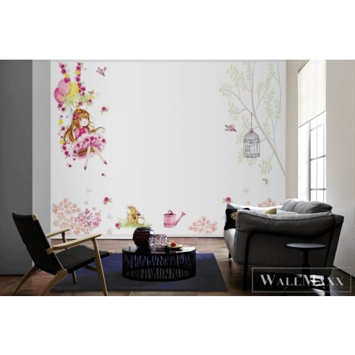 AS CREATION DesignWalls 2 DD123619 színes hercegnő mintás grafikus digitális panel