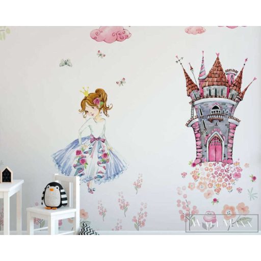 AS CREATION DesignWalls 2 DD123620 színes hercegnő mintás grafikus digitális panel