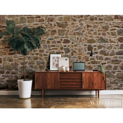 AS CREATION DesignWalls 2 DD123659 bézs kőfal mintás fotografikus digitális panel