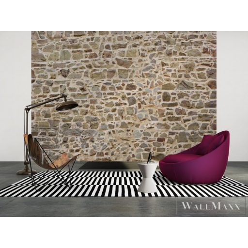 AS CREATION DesignWalls 2 DD123659 bézs kőfal mintás fotografikus digitális panel