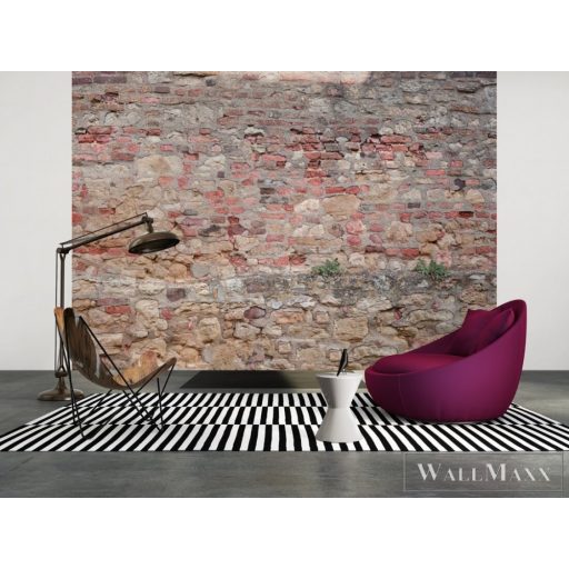 AS CREATION DesignWalls 2 DD123661 vörös kőfal mintás fotografikus digitális panel
