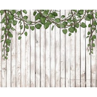   AS CREATION DesignWalls 2 DD123667 zöld repkény mintás fotografikus digitális panel