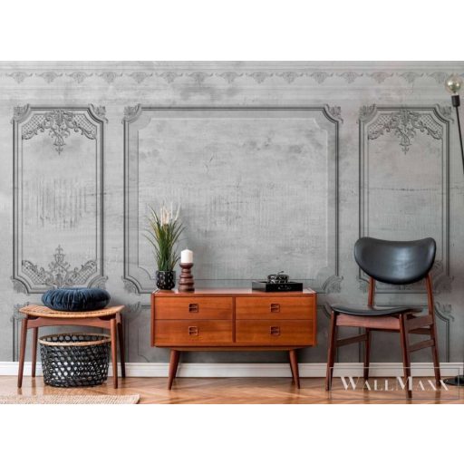 AS CREATION DesignWalls 2 DD123671 szürke kazetta mintás antik digitális panel