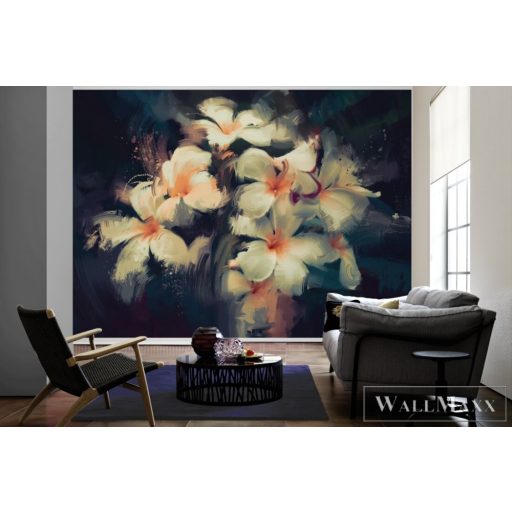 AS CREATION DesignWalls 2 DD123675 sötétkék virág mintás grafikus digitális panel