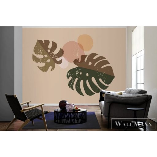 AS CREATION DesignWalls 2 DD123679 zöld filodendron mintás grafikus digitális panel