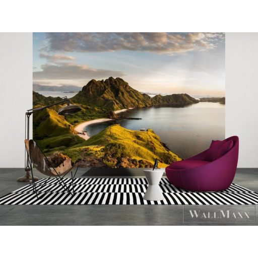 AS CREATION DesignWalls 2 DD123683 zöld skócia mintás fotografikus digitális panel