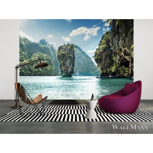 AS CREATION DesignWalls 2 DD123688 kék thaiföld mintás fotografikus digitális panel