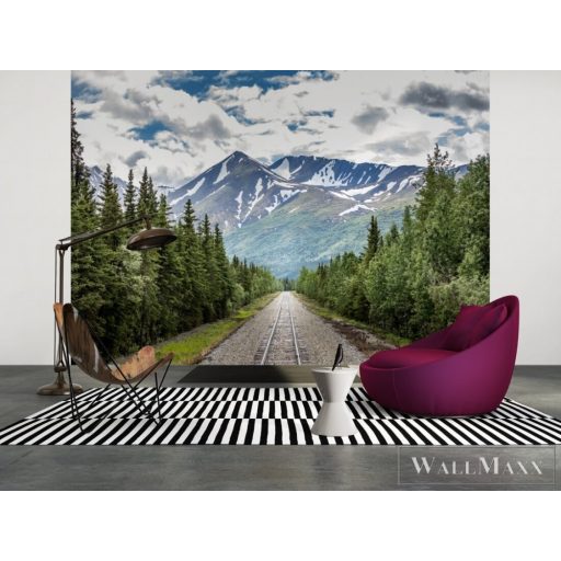 AS CREATION DesignWalls 2 DD123690 zöld alpesi mintás fotografikus digitális panel