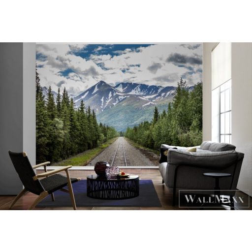 AS CREATION DesignWalls 2 DD123690 zöld alpesi mintás fotografikus digitális panel