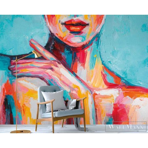 AS CREATION DesignWalls 2 DD123700 színes díva mintás grafikus digitális panel