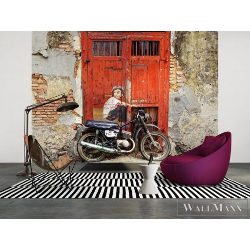 AS CREATION DesignWalls 2 DD123711 vörös motoros fotografikus digitális panel