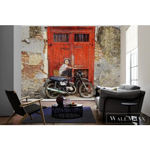 AS CREATION DesignWalls 2 DD123711 vörös motoros fotografikus digitális panel