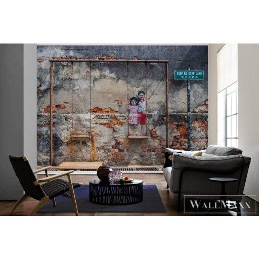 AS CREATION DesignWalls 2 DD123713 barna hinta mintás fotografikus digitális panel