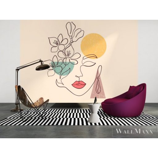 AS CREATION DesignWalls 2 DD123731 bézs angyal mintás grafikus digitális panel