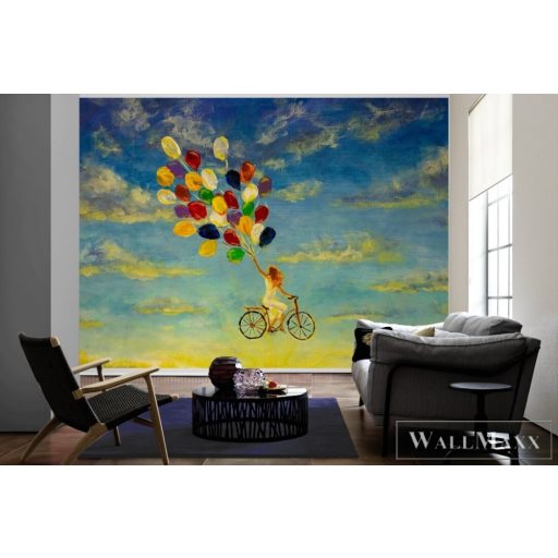 AS CREATION DesignWalls 2 DD123817 kék lufi mintás grafikus digitális panel