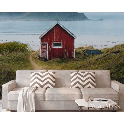 AS CREATION DesignWalls 2 DD123820 kék viskó mintás fotografikus digitális panel