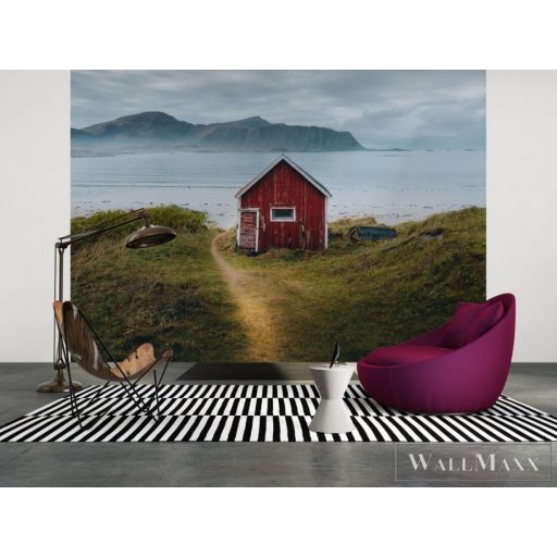 AS CREATION DesignWalls 2 DD123820 kék viskó mintás fotografikus digitális panel