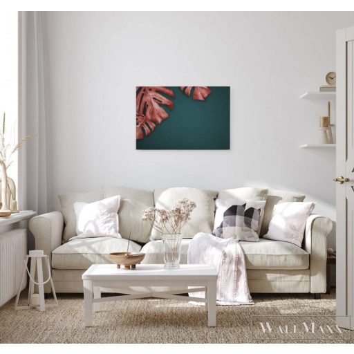 AS CREATION DesignWalls 2 DD123834 türkíz levél mintás grafikus digitális panel