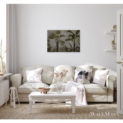 AS CREATION DesignWalls 2 DD123843 zöld pálmalevél mintás grafikus digitális panel