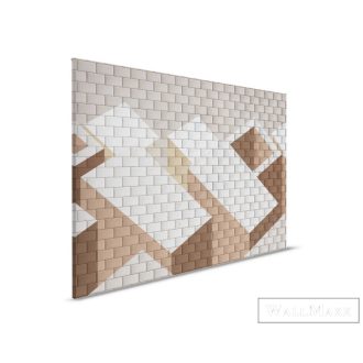   AS CREATION DesignWalls 2 DD123879 bézs tégla mintás térhatású digitális panel
