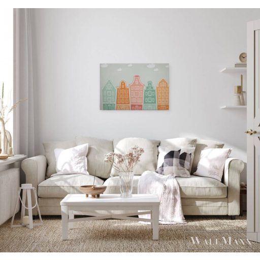 AS CREATION DesignWalls 2 DD123891 bézs ház mintás ifjúsági digitális panel