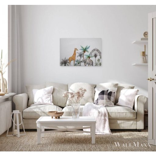 AS CREATION DesignWalls 2 DD123892 fehér szafari mintás ifjúsági digitális panel