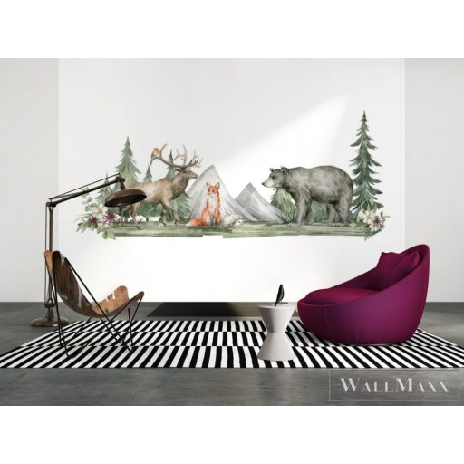 AS CREATION DesignWalls 2 DD123946 zöld állatos ifjúsági digitális panel
