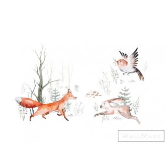   AS CREATION DesignWalls 2 DD123948 vörös állatos ifjúsági digitális panel