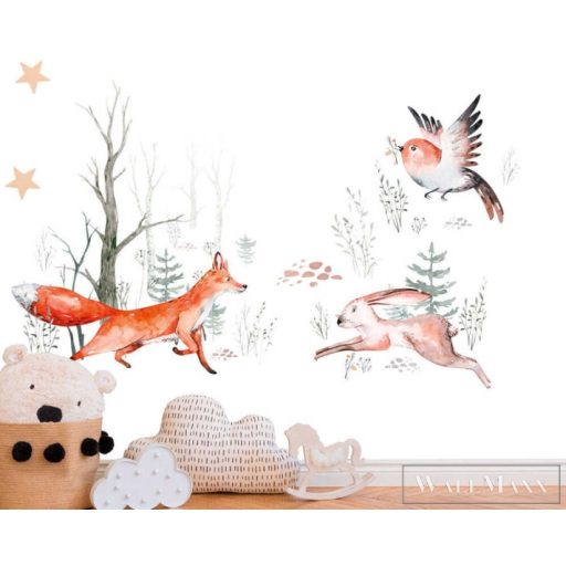 AS CREATION DesignWalls 2 DD123948 vörös állatos ifjúsági digitális panel