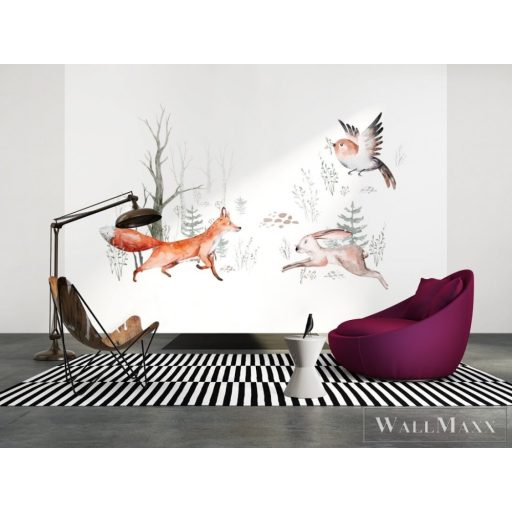AS CREATION DesignWalls 2 DD123948 vörös állatos ifjúsági digitális panel