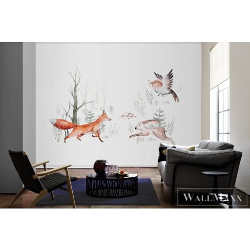 AS CREATION DesignWalls 2 DD123948 vörös állatos ifjúsági digitális panel
