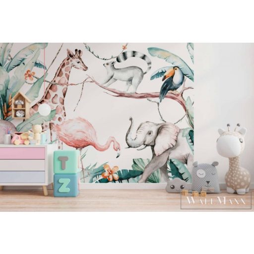 AS CREATION DesignWalls 2 DD123952 bézs afrika mintás ifjúsági digitális panel