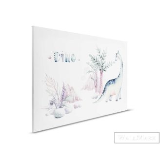   AS CREATION DesignWalls 2 DD123956 rózsaszín, fehér Dinó mintás Ifjúsági vlies digitális panel