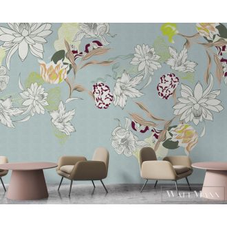   AS CREATION Walls by Patel 4 DD127481 zöld BOTANY-2 vidéki digitális panel