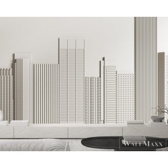   AS CREATION Walls by Patel 4 DD127489 krémszínű NEW-SKYLINE térhatású digitális panel