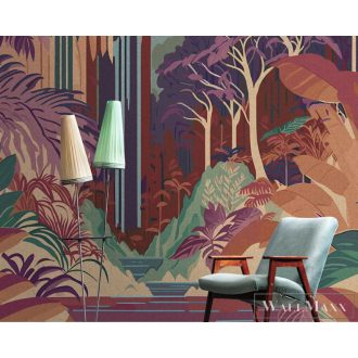   AS CREATION Walls by Patel 4 DD127501 narancssárga RHEA grafikai digitális panel