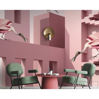   AS CREATION Walls by Patel 4 DD127525 rózsaszín FABLE térhatású digitális panel