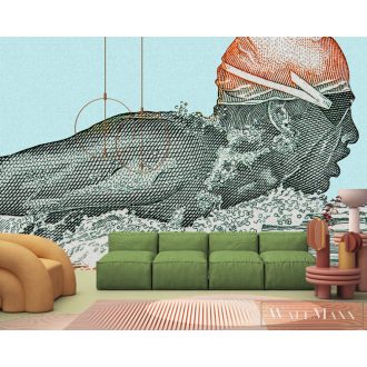   AS CREATION Walls by Patel 4 DD127533 kék AQUAMAN grafikai digitális panel