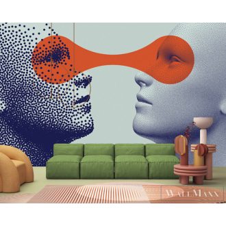   AS CREATION Walls by Patel 4 DD127609 kék THINK-TANK grafikai digitális panel