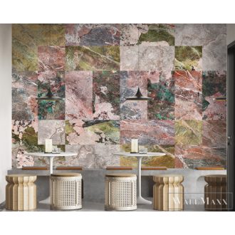  AS CREATION Walls by Patel 4 DD127693 színes MIXED-MARBLE jelenet digitális panel
