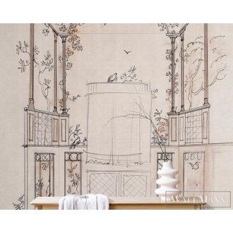   AS CREATION Walls by Patel 4 DD127721 bézs PAVILLON grafikai digitális panel