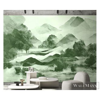   AS CREATION Walls by Patel 4 DD127825 zöld TINTERRA-2 vidéki digitális panel