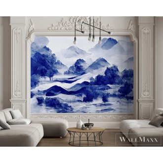   AS CREATION Walls by Patel 4 DD127829 kék TINTERRA-3 vidéki digitális panel