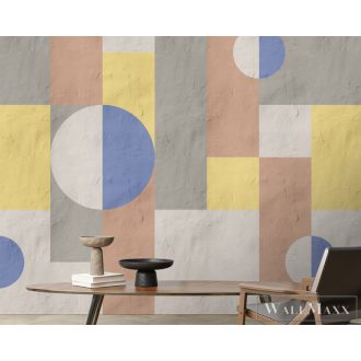   AS CREATION Walls by Patel 4 DD127865 kék ESTRELLA-1 geometriai digitális panel