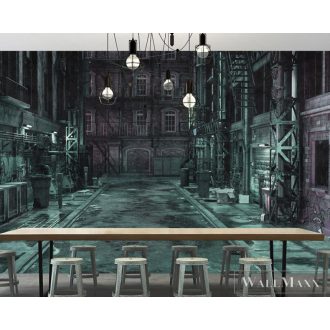   AS CREATION Walls by Patel 4 DD127889 zöld BRONX térhatású digitális panel