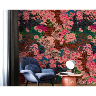   AS CREATION Walls by Patel 4 DD127953 rózsaszín KIMO-1 természet digitális panel