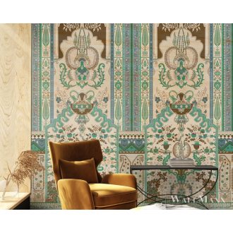   AS CREATION Walls by Patel 4 DD127993 zöld TARA india digitális panel