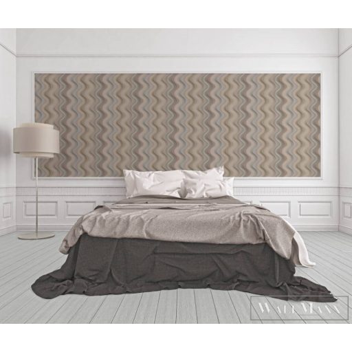 AS Creation-Dekens Balade DE376042 bézs hullámos térhatású tapéta